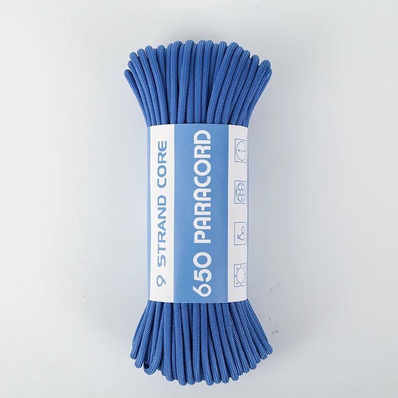 Paracord din poliester 650 cu 9 fire de 4 mm